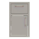 Alfresco 17in Single Access Door with Left Hinge & Paper Towel Holder Storage Combo AXE-DTH-L-SC IMAGE 1