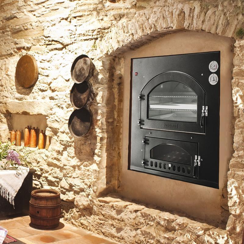 Fontana Forni Inc 80Q Wood Built-in Outdoor Pizza Oven CA-INC-80Q IMAGE 2