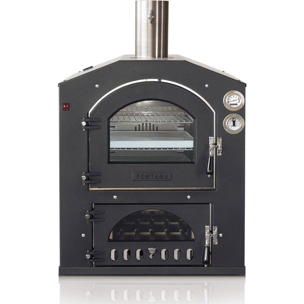 Fontana Forni Inc 57V Wood Built-in Outdoor Pizza Oven CA-INC-57V IMAGE 1
