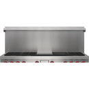 Wolf 60" x 20" Dual Fuel Range Riser with Shelf 9016127 IMAGE 1