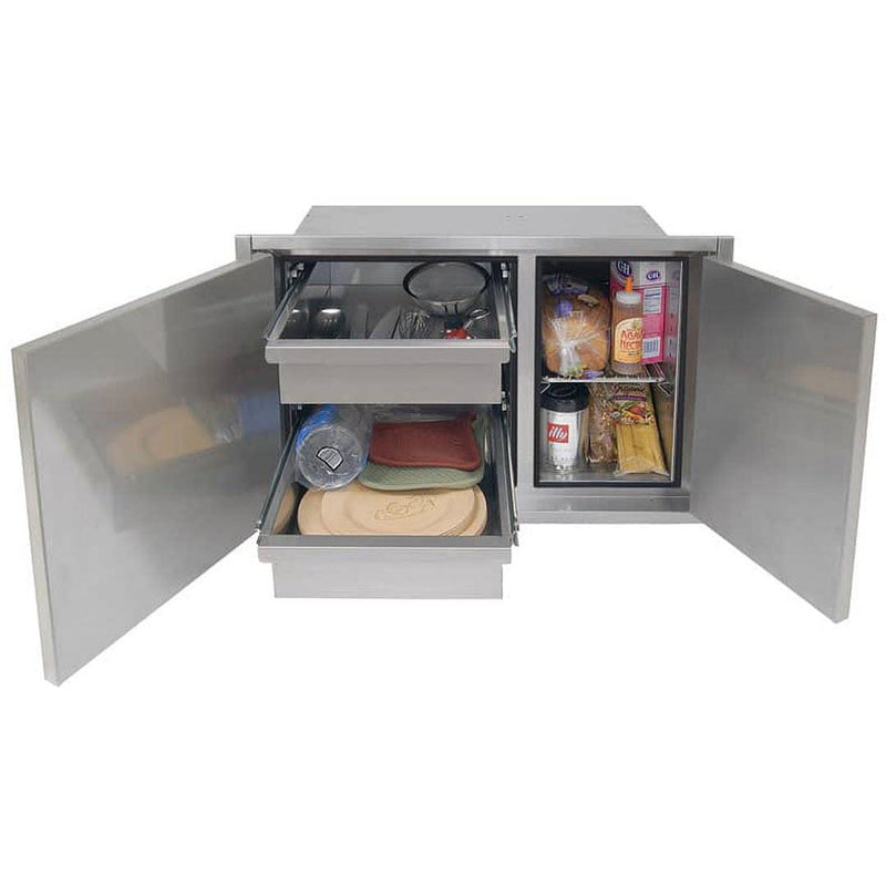 Alfresco 36in Low Profile Sealed Dry Pantry AXEDSP-36L IMAGE 2