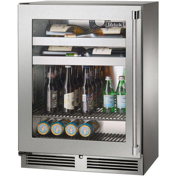 Perlick Signature Series 3.1 cu.ft. Freestanding Beverage Center HH24BS-4-3LL IMAGE 1