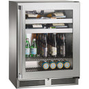 Perlick Signature Series 3.1 cu.ft. Freestanding Beverage Center HH24BS-4-3RL IMAGE 1