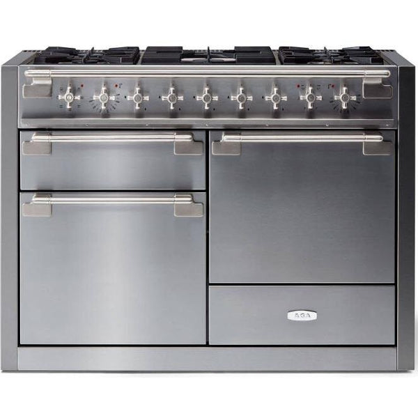 AGA 48-inch Elise Dual Fuel Range with True European convection AEL481DFSS IMAGE 1