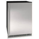 U-Line 24-inch, 4.2 cu.ft. Freestanding Compact Refrigerator with LED Lighting UHRF124-SS01A IMAGE 1