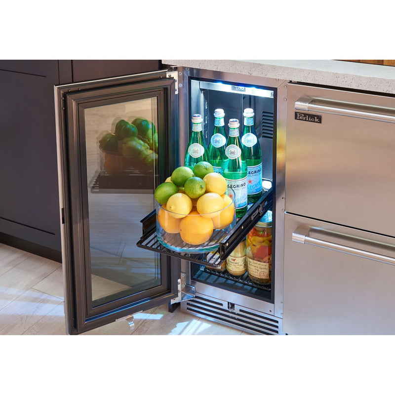Perlick 15-inch, 2.8 cu. ft. Compact Refrigerator with Door Lock HP15RS-4-4LL IMAGE 2