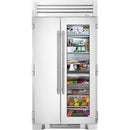 True Residential 42-inch, 24.44 cu.ft. Built-in Side-by-Side Refrigerator with Intuitive True Precision® Control TR-42SBS-SG-B IMAGE 1