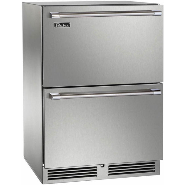 Perlick 24-inch, 5.0 cu. ft. Drawers Refrigerator HP24ZS-4-5 IMAGE 1
