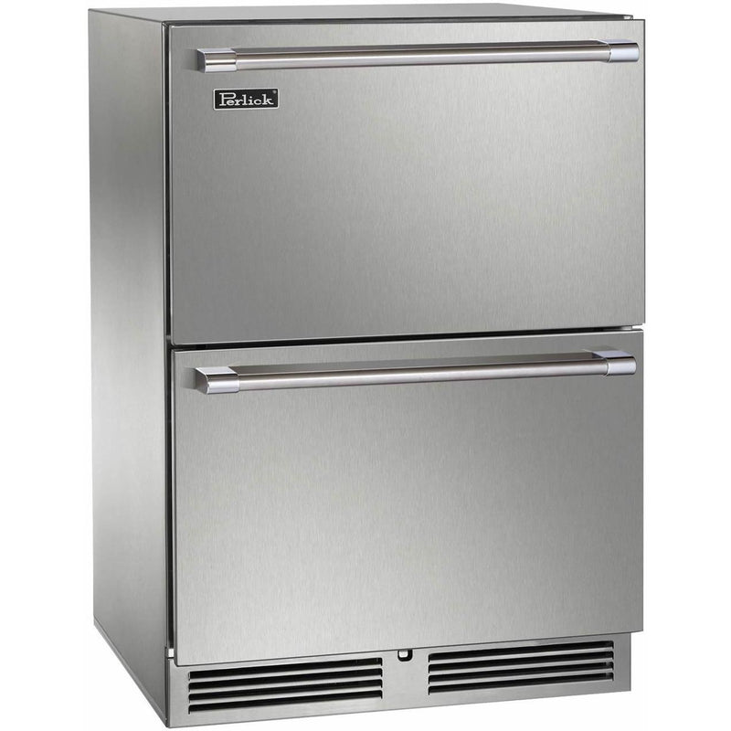 Perlick 24-inch, 5.0 cu. ft. Drawers Refrigerator HP24ZS-4-6 IMAGE 1