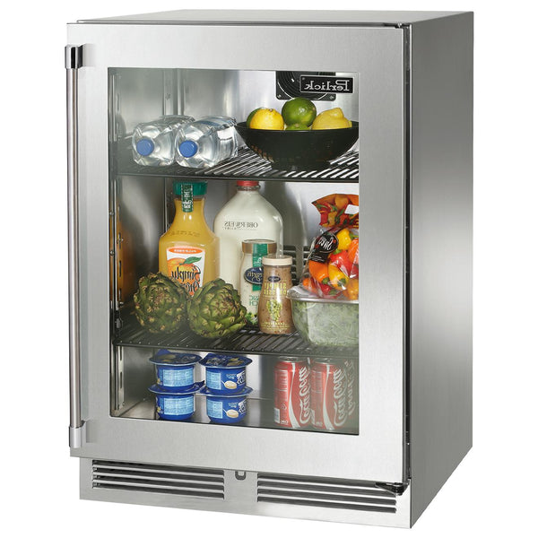 Perlick 24-inch, 5.2 cu. ft. Compact Refrigerator with Door Lock HP24RS-4-4RL IMAGE 1