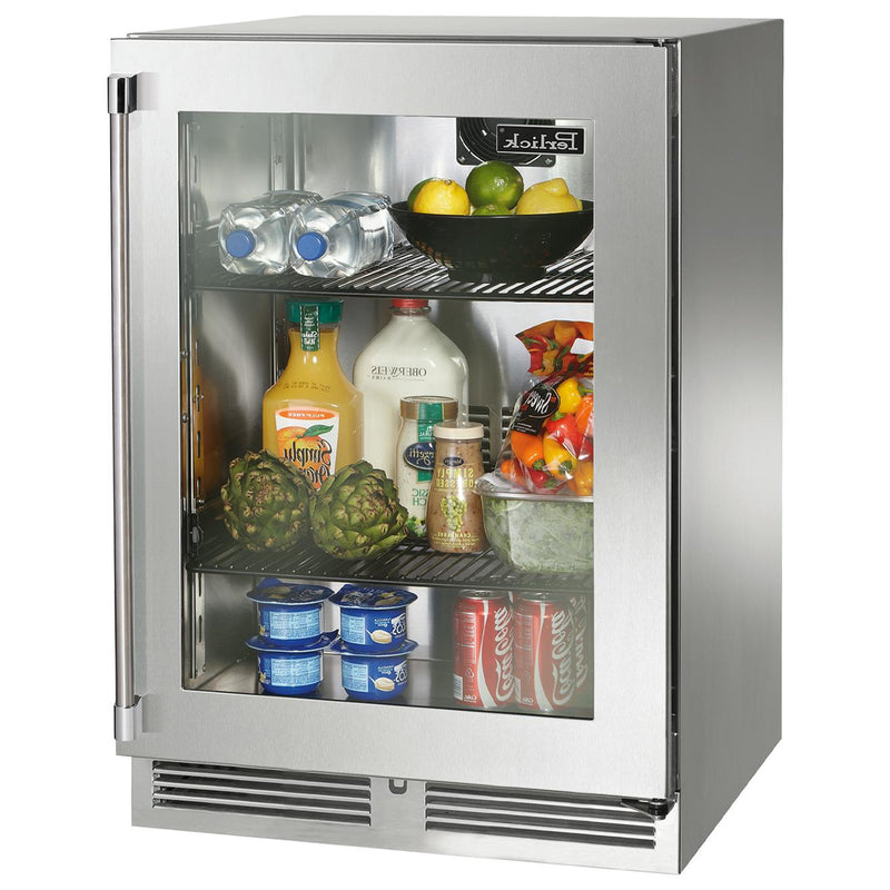 Perlick 24-inch, 5.2 cu. ft. Compact Refrigerator with Door Lock HP24RS-4-4RL IMAGE 1