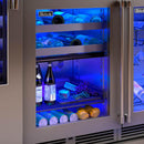 Perlick 24-inch, 5 cu. ft. Compact Refrigerator with Wine Reserve HP24CS-4-4L IMAGE 2