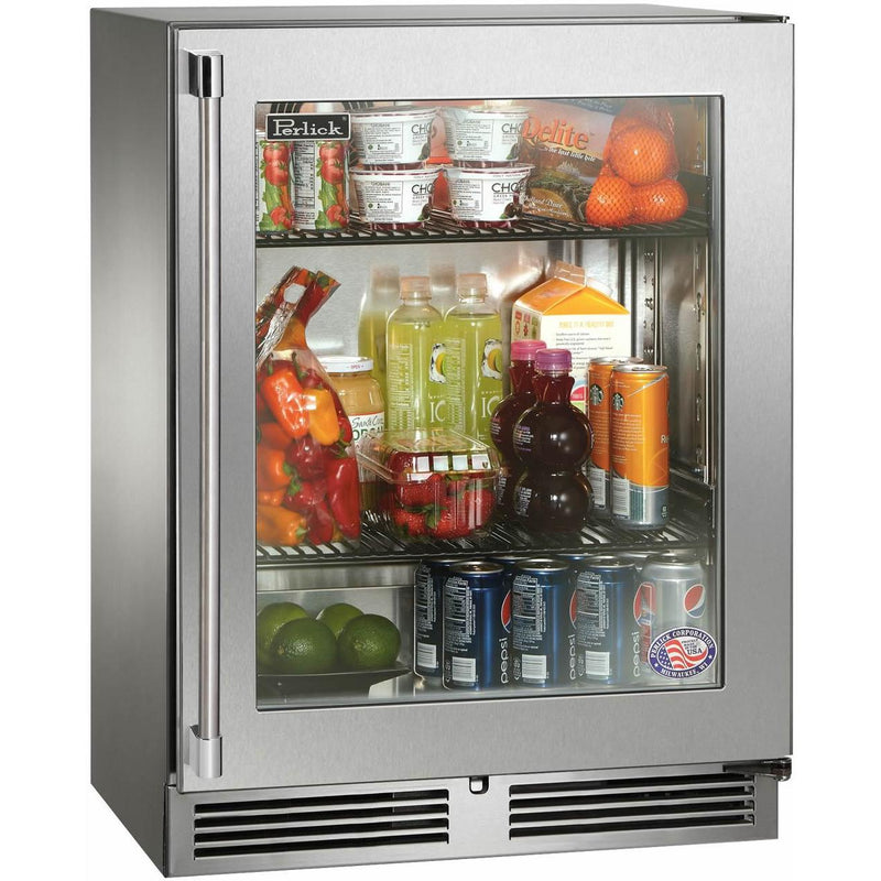 Perlick 24-inch, 3.1 cu. ft. Compact Refrigerator HH24RS-4-4RL IMAGE 1