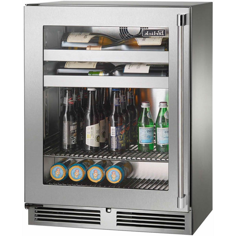 Perlick Signature Series 3.1 cu.ft. Freestanding Beverage Center HH24BS-4-3L IMAGE 1