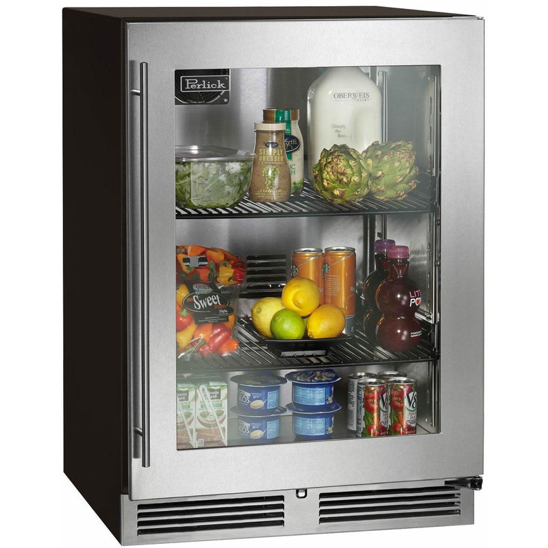 Perlick 24-inch, 5.2 cu. ft. Compact Refrigerator with RAPIDcool System HC24RB-4-4RL IMAGE 1