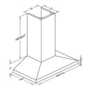 Vent-A-Hood 30-inch Wall Mount Range Hood PDH7-K30BC IMAGE 2