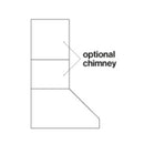 Falmec Chimney for 48-inch Wall Hoods KCPHN.003