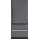 Sub-Zero 36-inch Built-in All Refrigerator with Water Dispenser DET3650RID/R IMAGE 1