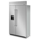  KitchenAid 48-inch, 29.4 cu. ft. Built-in Side-by-Side Refrigerator with External Water and Ice Dispensing System KBSD708MSS IMAGE 3