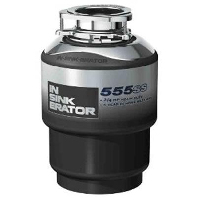 InSinkErator 3/4 HP Continuous Feed Waste Disposer 555SS IMAGE 1