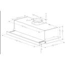 Porter & Charles 30-inch Glide-Out Range Hood GLIDE-30-2 IMAGE 3