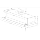  Porter & Charles 36-inch Glide-Out Range Hood GLIDE-36-2 IMAGE 3