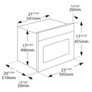Porter & Charles 24-inch, 1.34 cu. ft. Compact Speed Oven with Convection Technology SPPS60TM-1 IMAGE 4