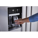  KitchenAid 42-inch, 25.1 cu. ft. Built-in Side-by-Side Refrigerator with External Water and Ice Dispensing System KBSD702MSS IMAGE 14