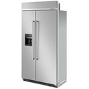  KitchenAid 42-inch, 25.1 cu. ft. Built-in Side-by-Side Refrigerator with External Water and Ice Dispensing System KBSD702MSS IMAGE 3