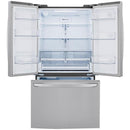 LG 36-inch, 28.7 cu. ft. Freestanding French 3-Door Refrigerator with IcePlus™ LRFCS29D6S IMAGE 3