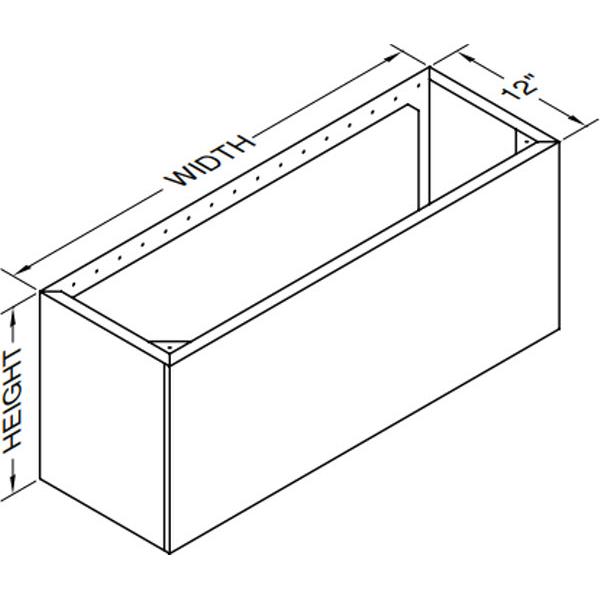 Vent-A-Hood 10FT Duct Cover WDCRND-48/24AS IMAGE 1