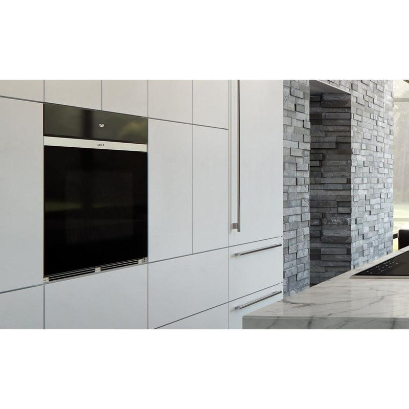 Wolf 30-inch, 5.1 cu. ft. Built-in Single Wall Oven with Dual VertiFlow™ Convection System SO3050CM/B IMAGE 6