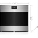 Wolf 30-inch, 5.1 cu. ft. Built-in Single Wall Oven with Dual VertiFlow™ Convection System SO3050CM/S IMAGE 10
