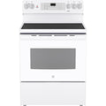 GE 30-inch Freestanding Electric Range with Convection Technology JCB840DVWW IMAGE 1