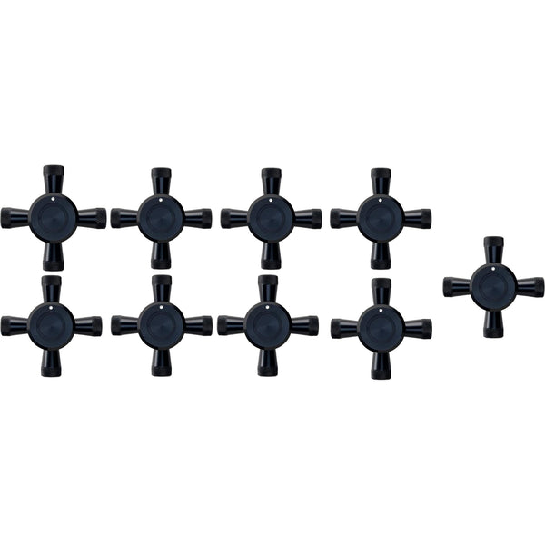 AGA Knobs Pack of 9 P076077BLK IMAGE 1