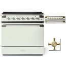 AGA 36-inch Elise Induction Range with True European Convection AEL361INABWHT IMAGE 1