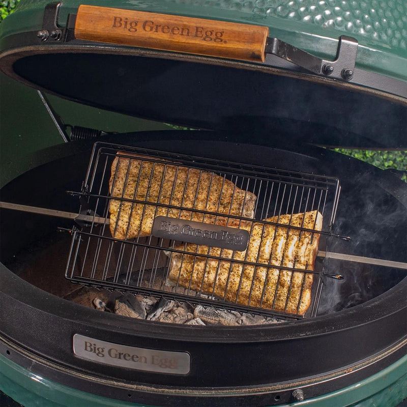 Big Green Egg Rotisserie Flat Basket 128560 IMAGE 4