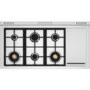 Bertazzoni 48-inch Freestanding Gas Range HER486BTFGMXT IMAGE 3