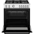 Bertazzoni 36-inch Freestanding Dual-Fuel Range MAS365DFMNEV IMAGE 2