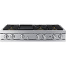 Dacor 48-inch Gas Rangetop with SmartThings Wi-Fi Connectivity DTT48T963GS/DA IMAGE 1