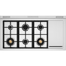 Bertazzoni 48-inch Freestanding Gas Range PRO486BTFGMXTLP IMAGE 3