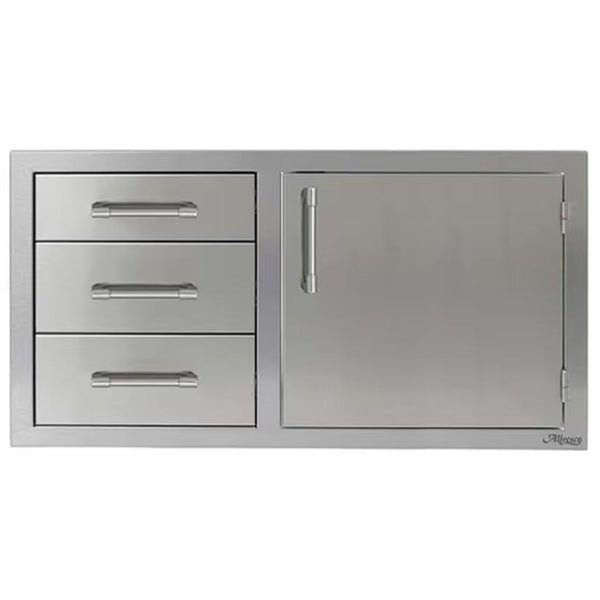 Alfresco Outdoor Kitchen Components Drawer & Door Center AXE-DDC-R-42SC IMAGE 1