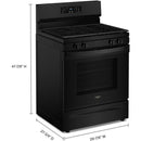  Whirlpool 30-inch Freestanding Gas Range WFGS3530RB IMAGE 11