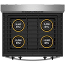  Whirlpool 30-inch Freestanding Gas Range WFGS3530RW IMAGE 12