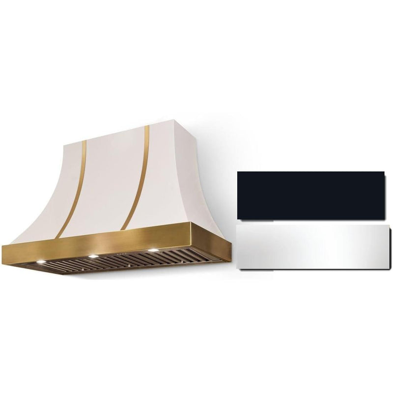 AGA 36-inch Cascade Series Wall Mount Range Hood AH3630CACBLKPC IMAGE 1