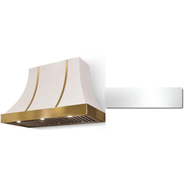AGA 36-inch Cascade Series Wall Mount Range Hood AH3630CACWHTPC IMAGE 1