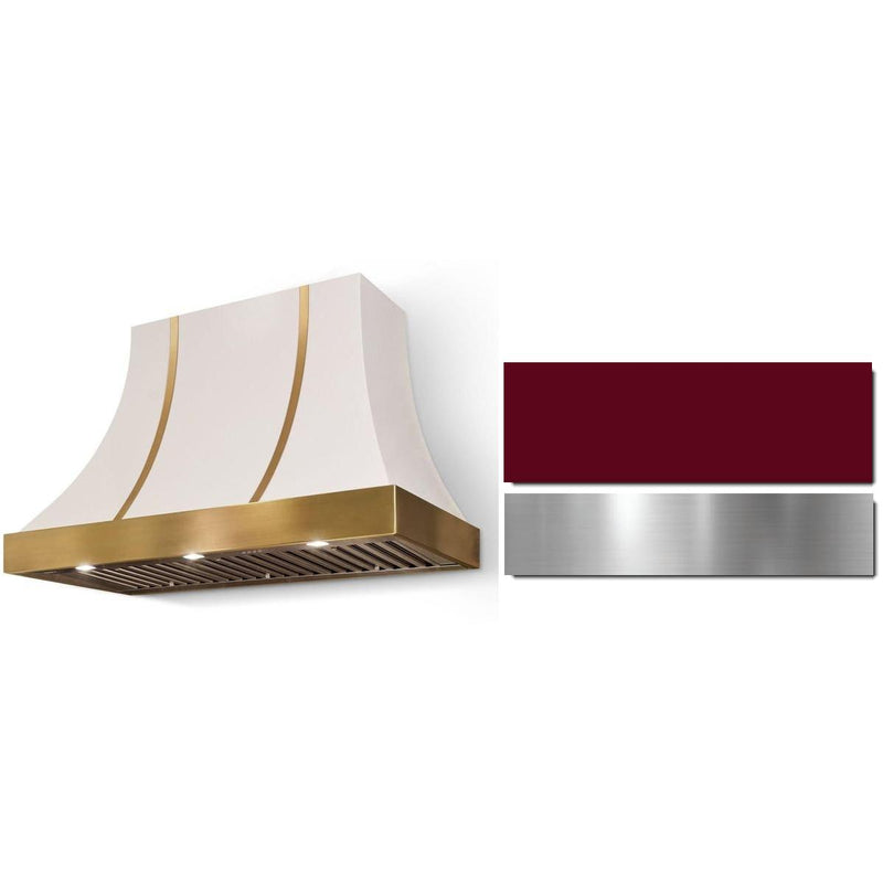 AGA 48-inch Cascade Series Wall Mount Range Hood AH4830CACCNBBN IMAGE 1