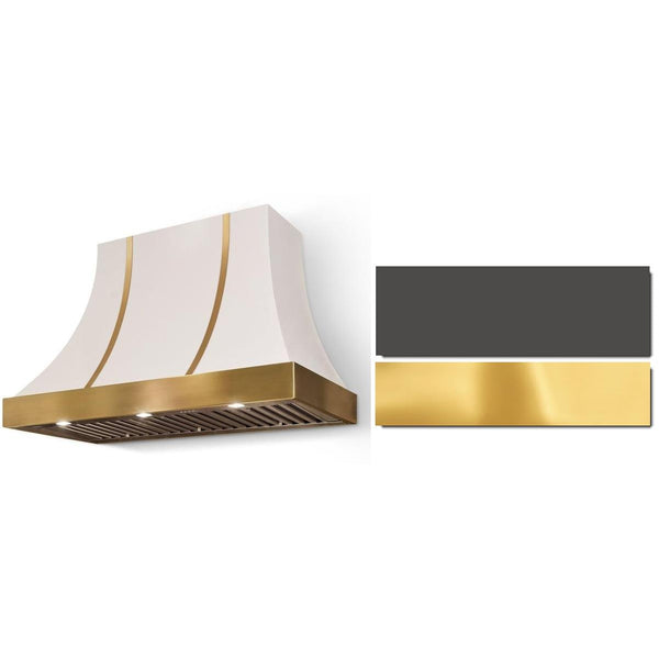 AGA 48-inch Cascade Series Wall Mount Range Hood AH4830CACSLTPB IMAGE 1