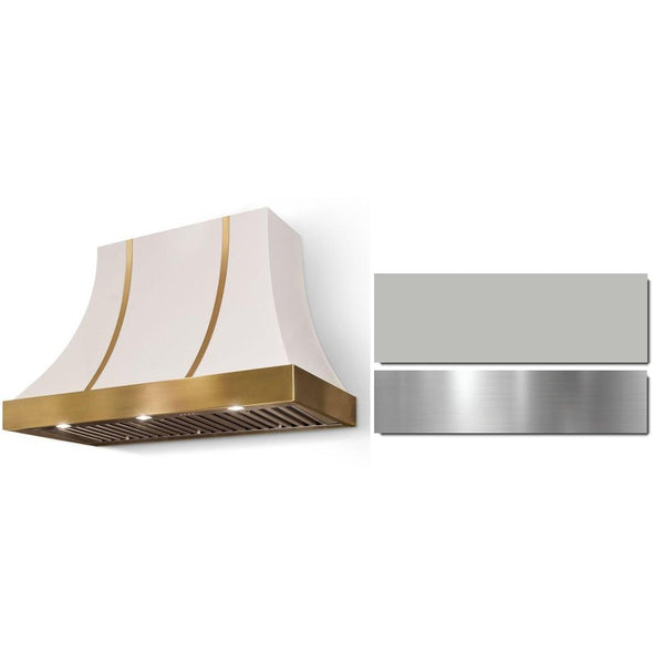 AGA 48-inch Cascade Series Wall Mount Range Hood AH4830CACSSBN IMAGE 1