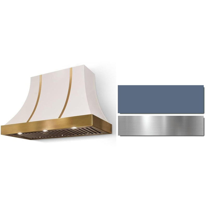 AGA 48-inch Cascade Series Wall Mount Range Hood AH4830CACSTBBN IMAGE 1